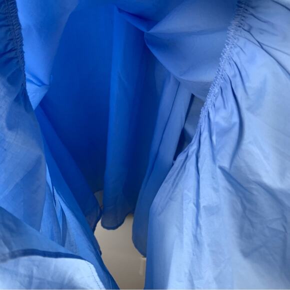 Tuckernuck Hyacinth House Light Blue Mini Gwyn Dress puffy sleeves size large - Picture 12 of 14